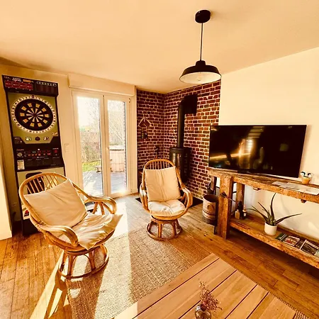 Bain nordique privé - Cottage cosy près de Lille - Jeux&détente Fromelles